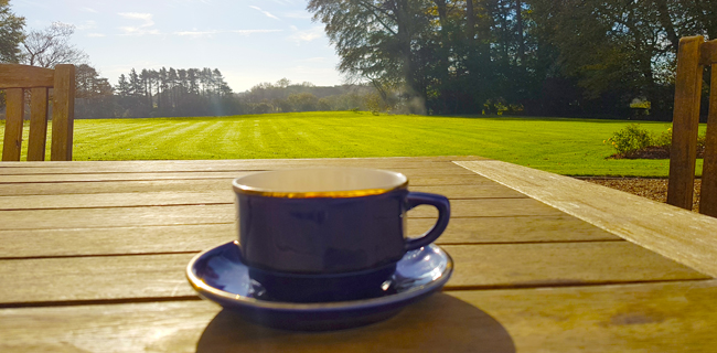 Henstaff Court - veranda view.